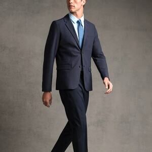 Rhone Commuter Flex Knit 2 Button True Navy Blazer XL NEW Slim Fit Sport Coat